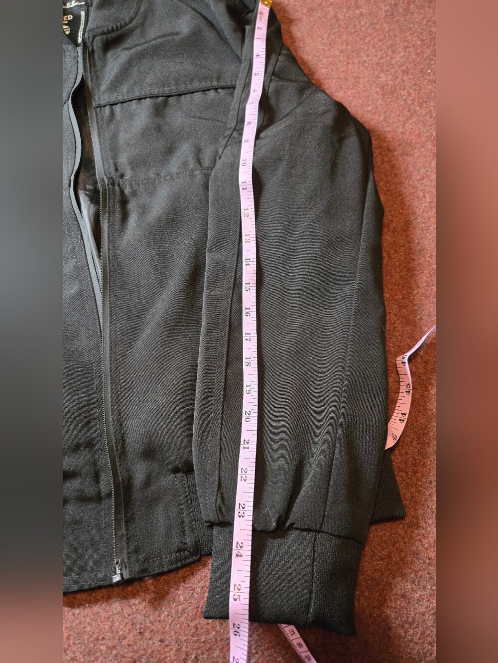 Fried Denim 2015 NYC Bomber Jacket Premium Collection Black Size Large - Picture 8 of 9